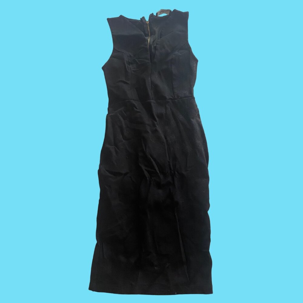 LuLu's Black Dress Small Form Fitting